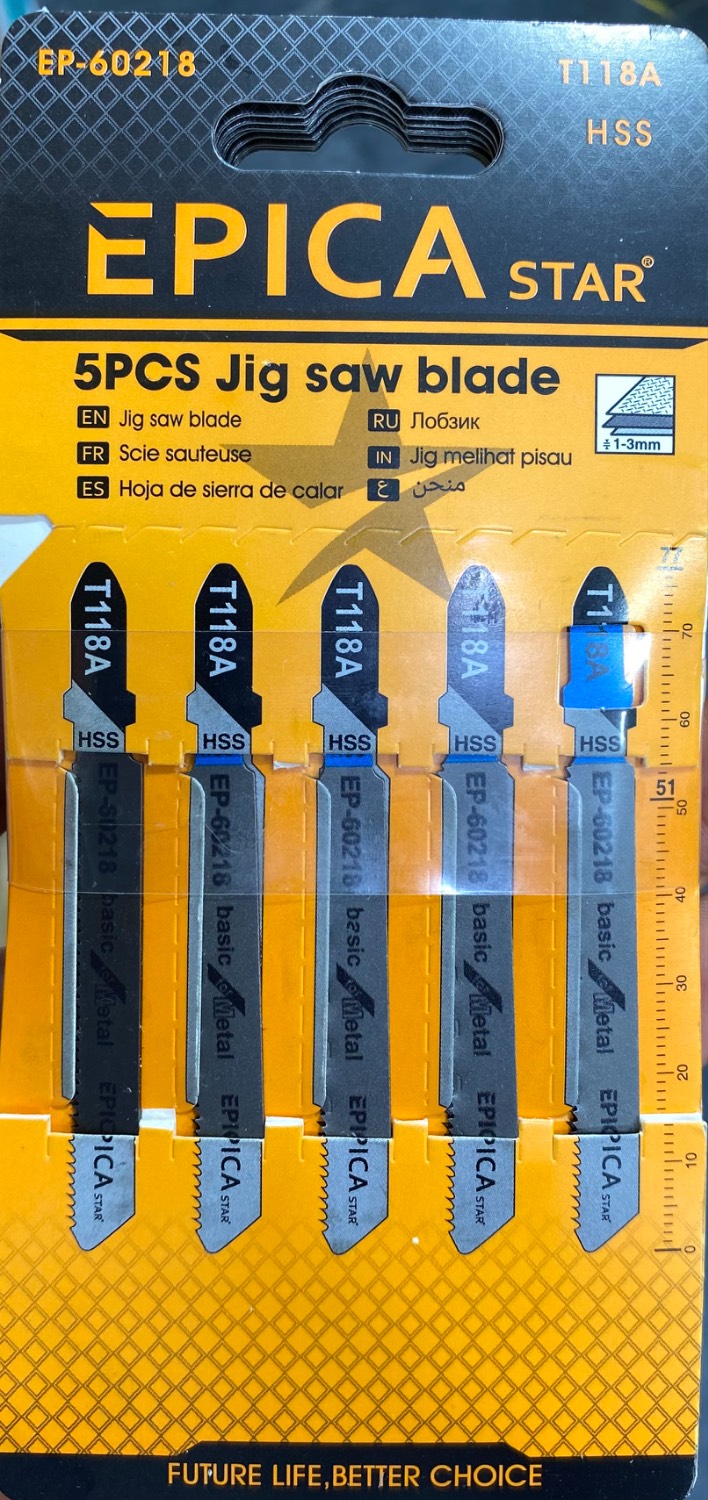 تیغه اره عمودبر فلز اپیکا استار مدل T118A بسته 5 عددی