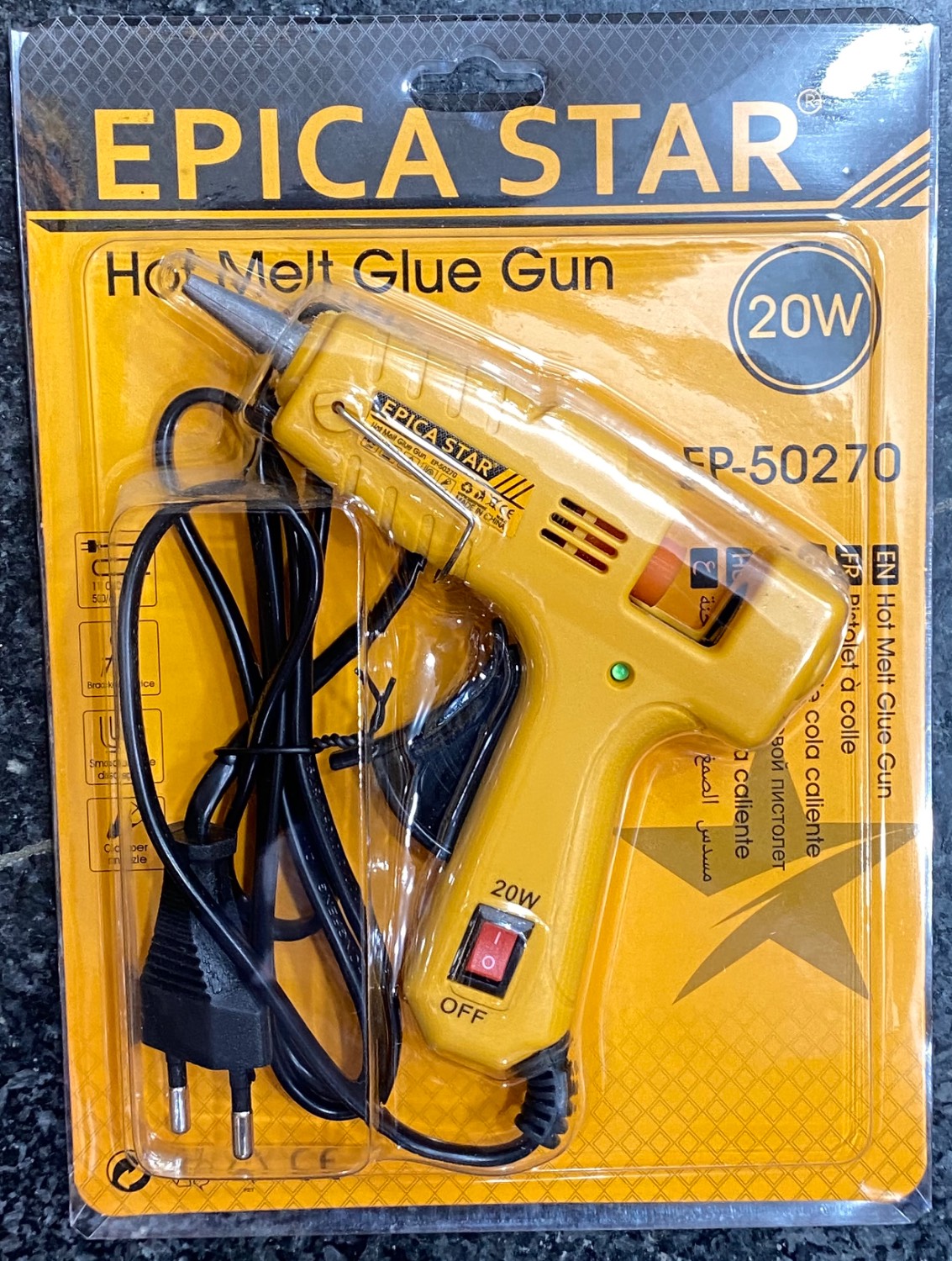 تفنگ چسب حرارتی اپیکا استار مدل EP-50270