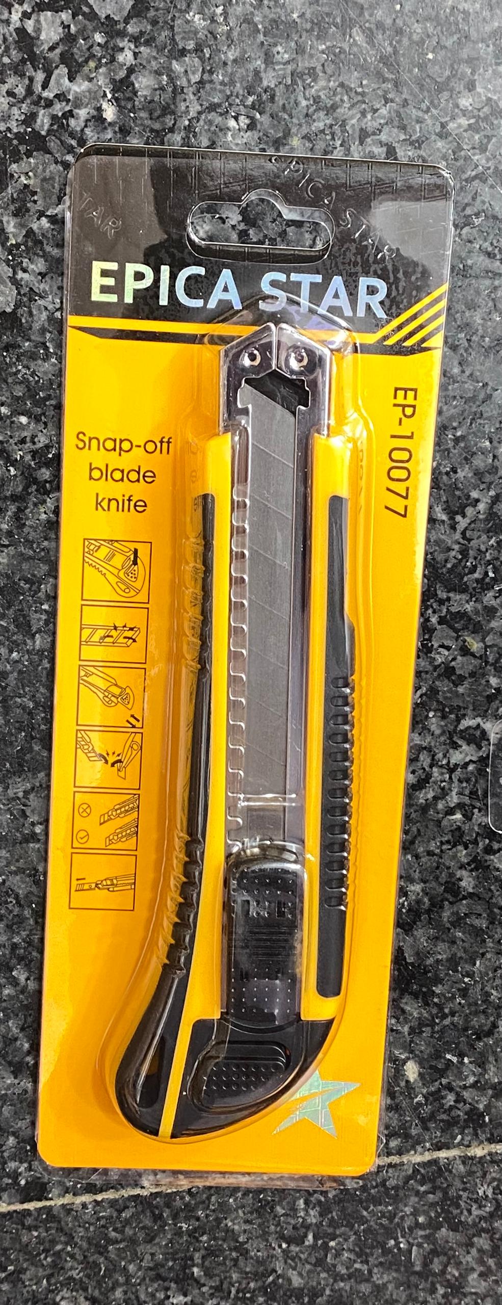 کاتر تیغی اپیکا استار EP-10077 | کاتر حرفه‌ای Snap-off Blade