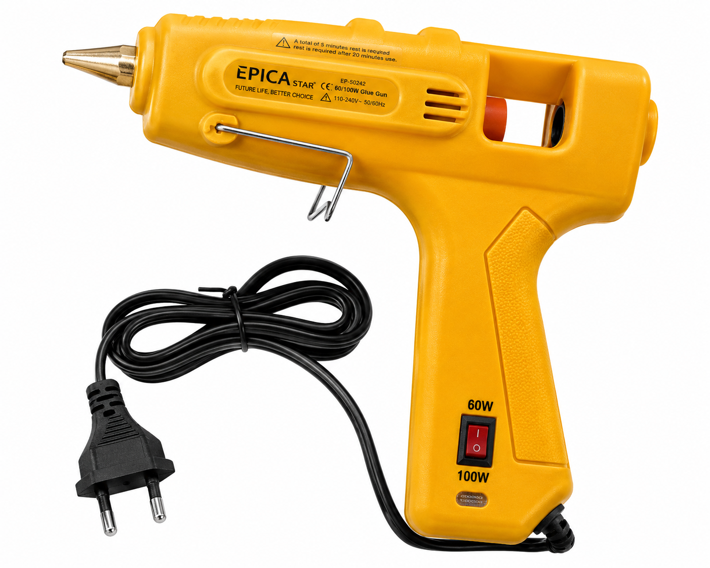 تفنگ چسب حرارتی دوحالته ۶۰ و ۱۰۰ وات اپیکا استار مدل EP-50242