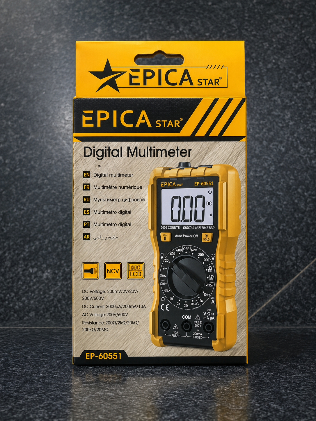 مولتی‌متر دیجیتال اپیکا استار مدل EP-60551