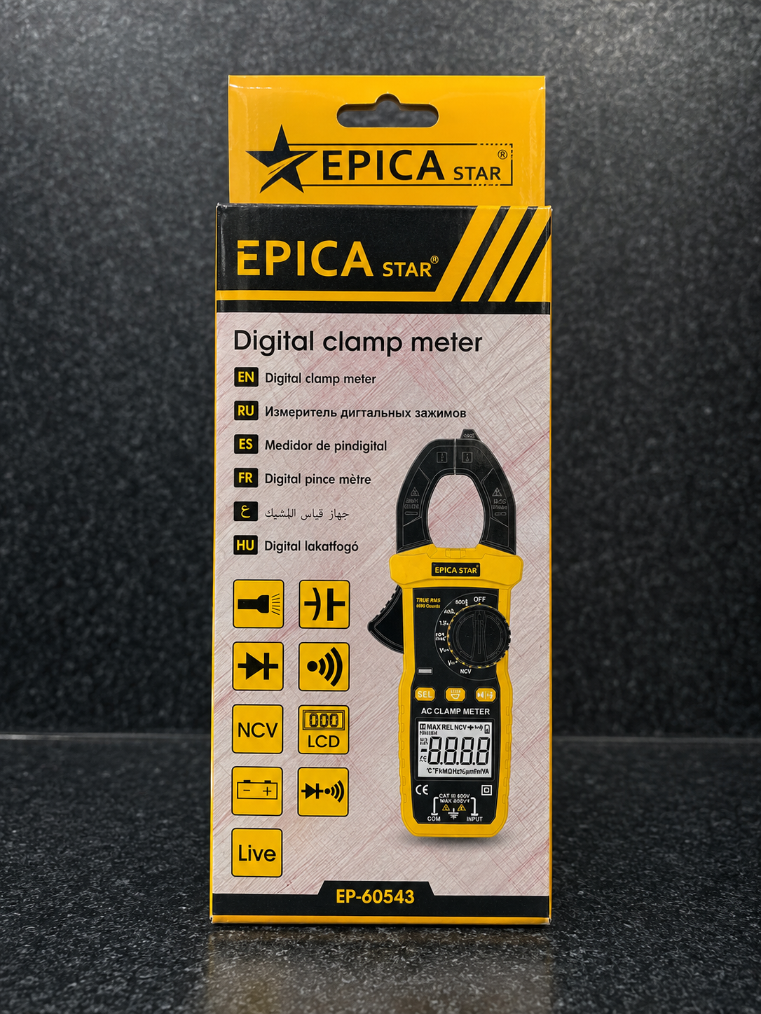 آمپرمتر کلمپی دیجیتال اپیکا استار مدل EP-60543