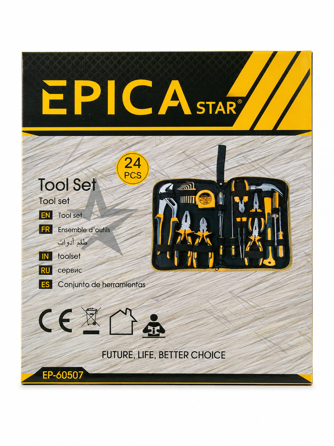 ست ابزار ۲۴ پارچه اپیکا استار مدل EP-60507